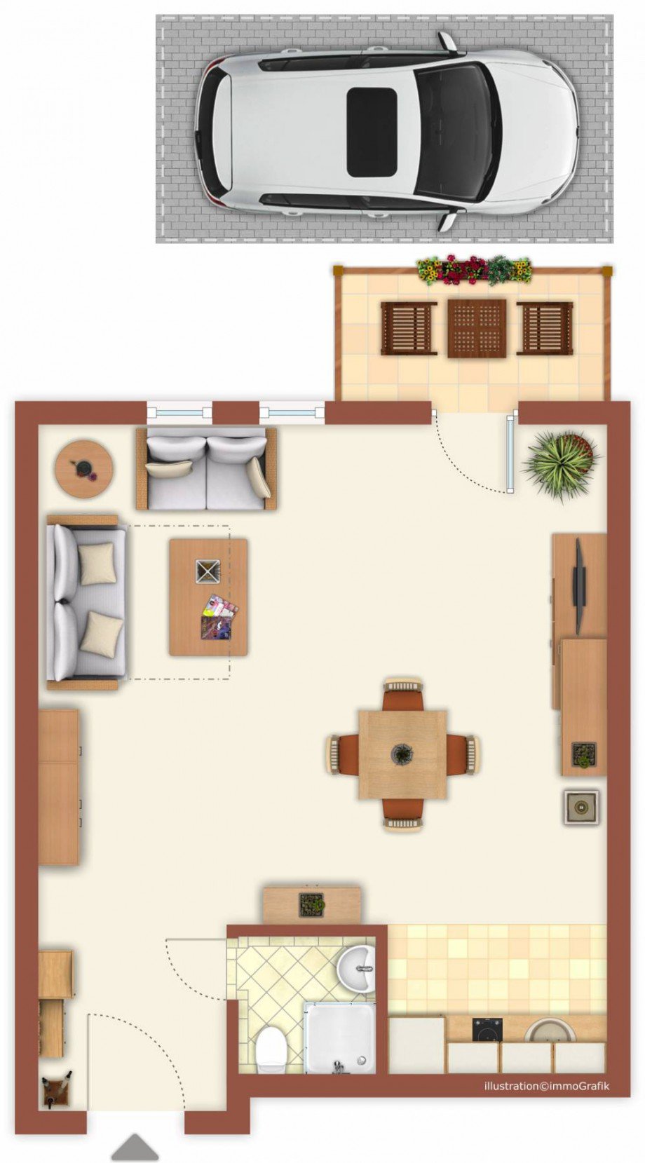 Grundriss Wohnung Leimen